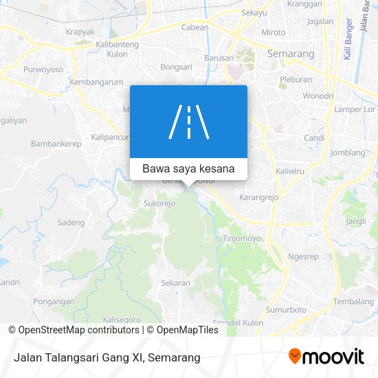 Peta Jalan Talangsari Gang XI