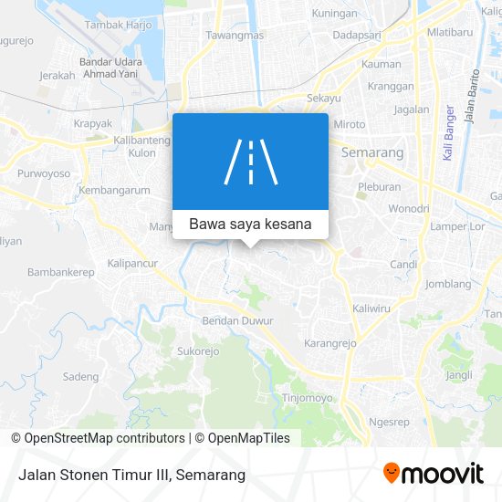Peta Jalan Stonen Timur III