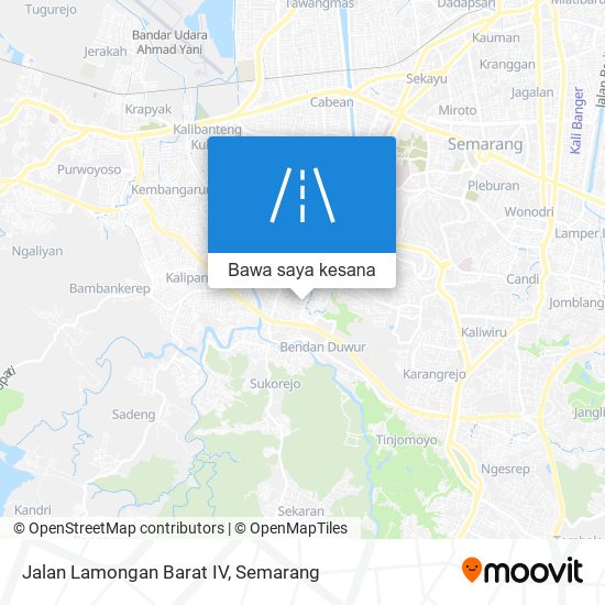 Peta Jalan Lamongan Barat IV