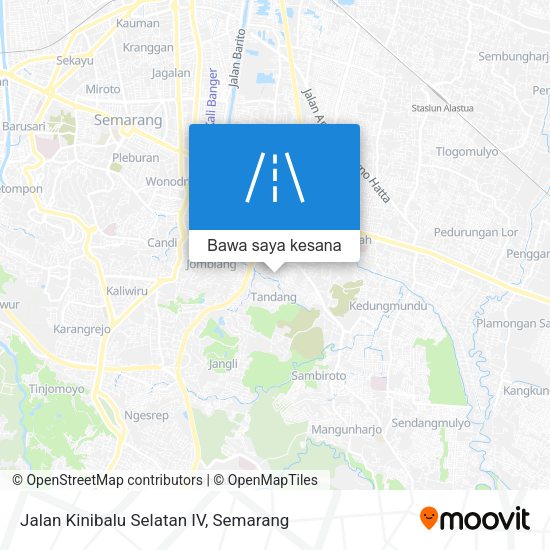 Peta Jalan Kinibalu Selatan IV