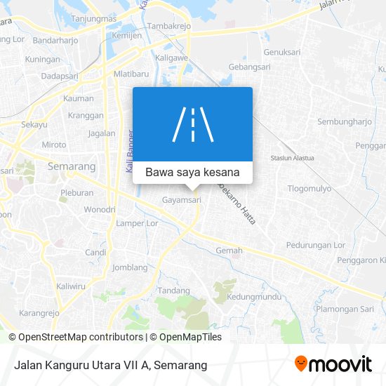 Peta Jalan Kanguru Utara VII A