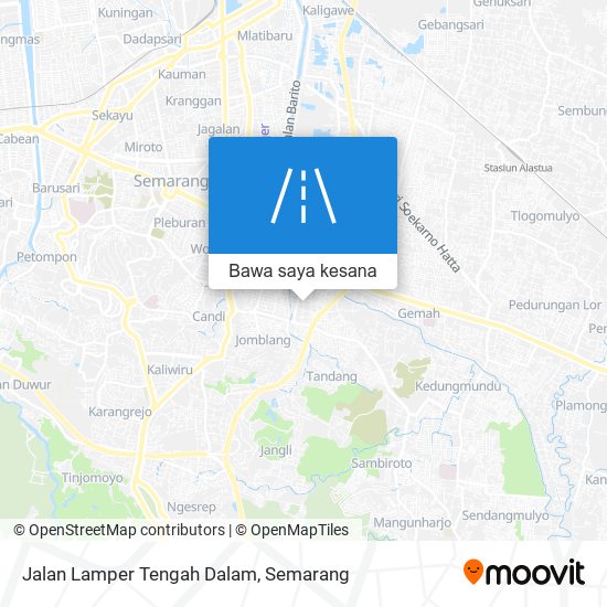 Peta Jalan Lamper Tengah Dalam