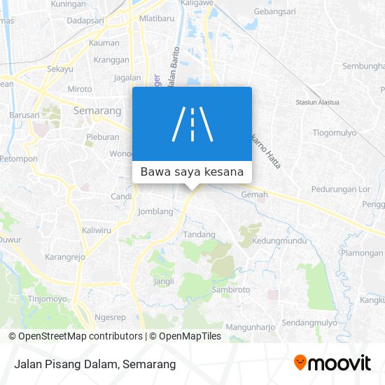 Peta Jalan Pisang Dalam