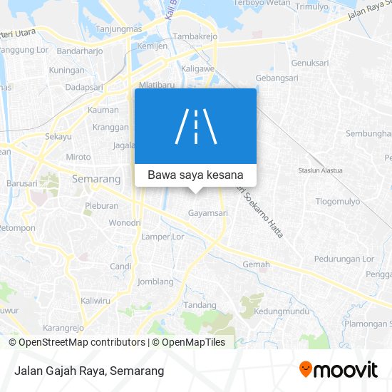 Peta Jalan Gajah Raya