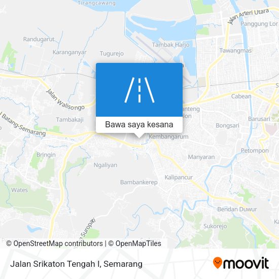 Peta Jalan Srikaton Tengah I