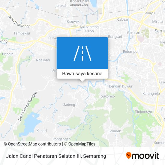 Peta Jalan Candi Penataran Selatan III