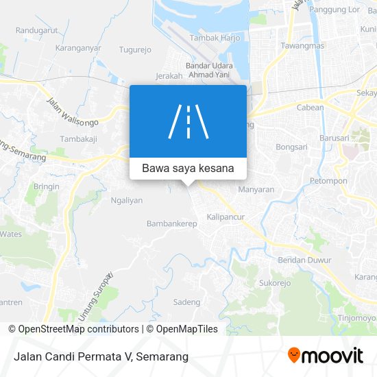 Peta Jalan Candi Permata V