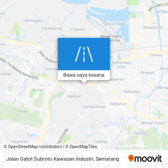 Peta Jalan Gatot Subroto Kawasan Industri