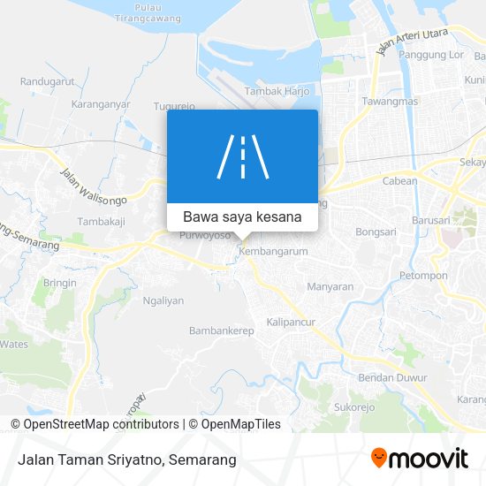 Peta Jalan Taman Sriyatno
