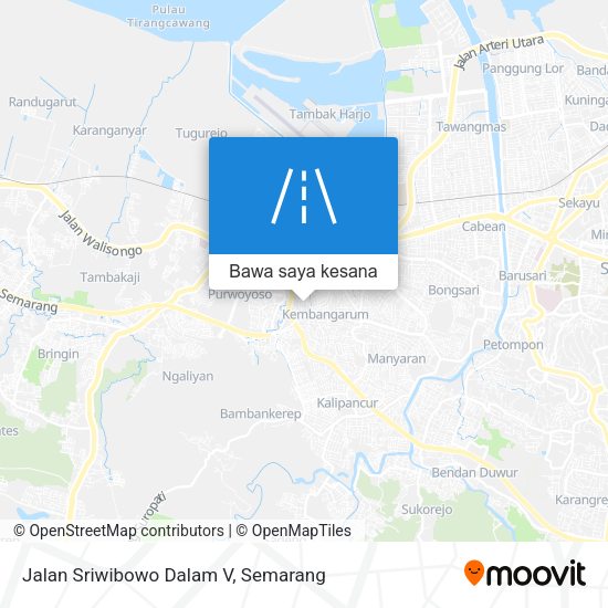 Peta Jalan Sriwibowo Dalam V