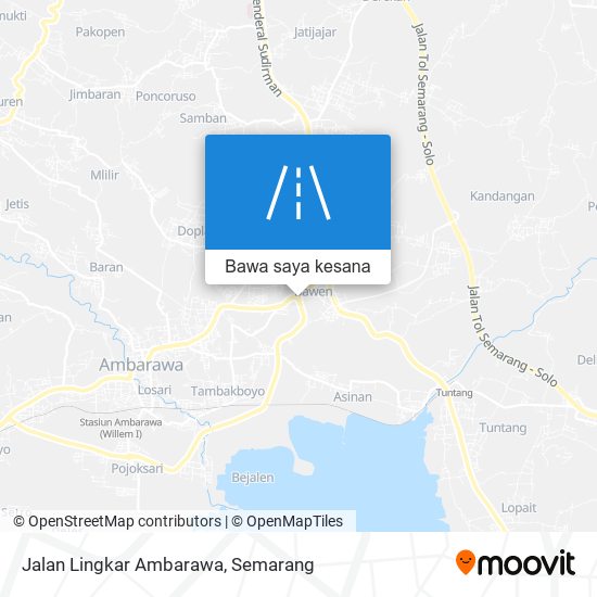 Peta Jalan Lingkar Ambarawa