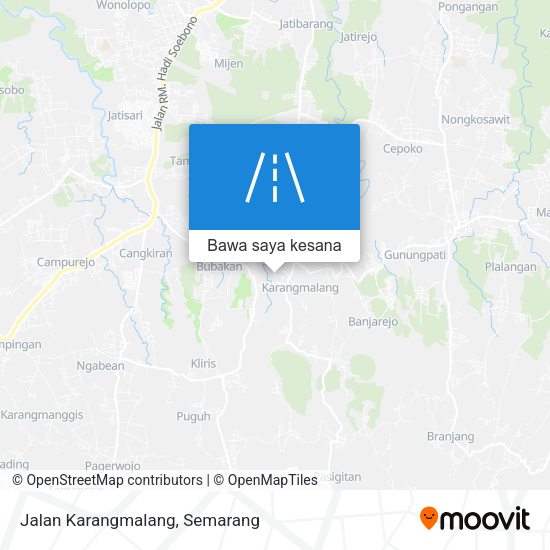 Peta Jalan Karangmalang
