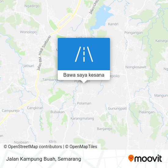 Peta Jalan Kampung Buah