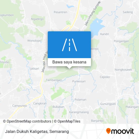 Peta Jalan Dukuh Kaligetas