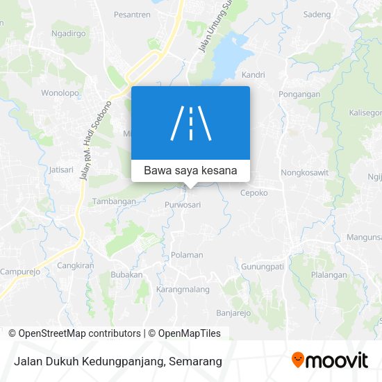 Peta Jalan Dukuh Kedungpanjang