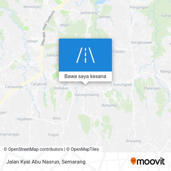 Peta Jalan Kyai Abu Nasrun
