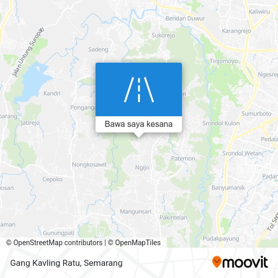 Peta Gang Kavling Ratu