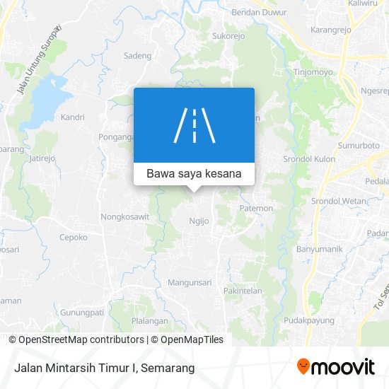 Peta Jalan Mintarsih Timur I