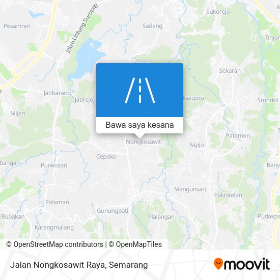 Peta Jalan Nongkosawit Raya