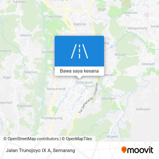 Peta Jalan Trunojoyo IX A