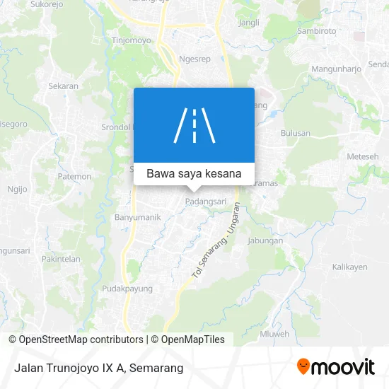 Peta Jalan Trunojoyo IX A