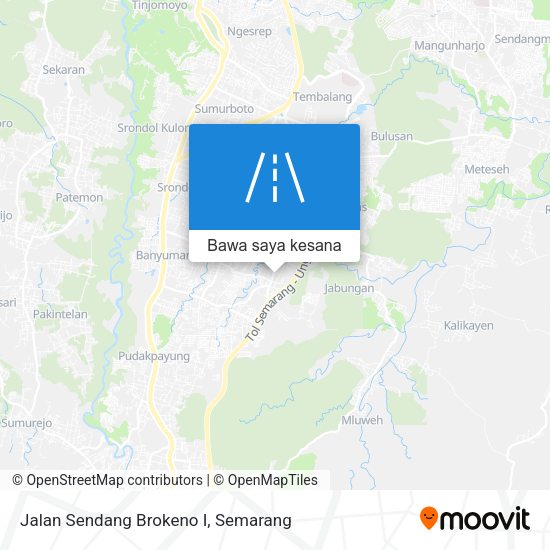Peta Jalan Sendang Brokeno I
