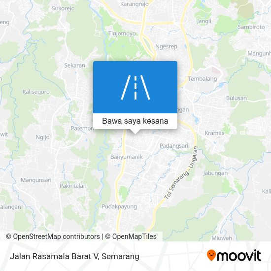 Peta Jalan Rasamala Barat V