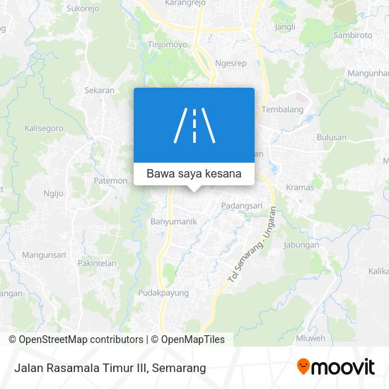 Peta Jalan Rasamala Timur III