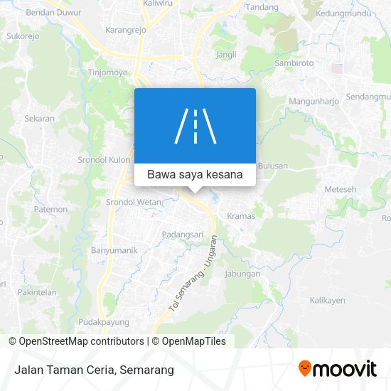 Peta Jalan Taman Ceria