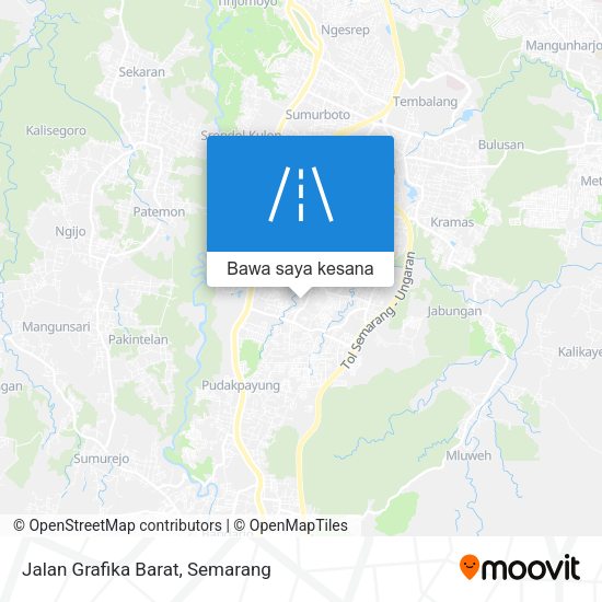 Peta Jalan Grafika Barat