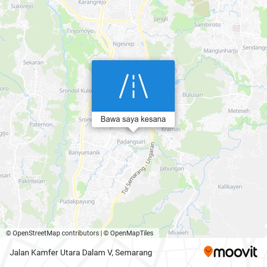 Peta Jalan Kamfer Utara Dalam V