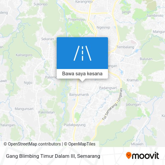 Peta Gang Blimbing Timur Dalam III