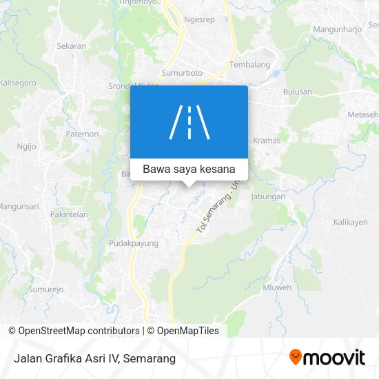 Peta Jalan Grafika Asri IV