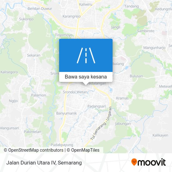 Peta Jalan Durian Utara IV