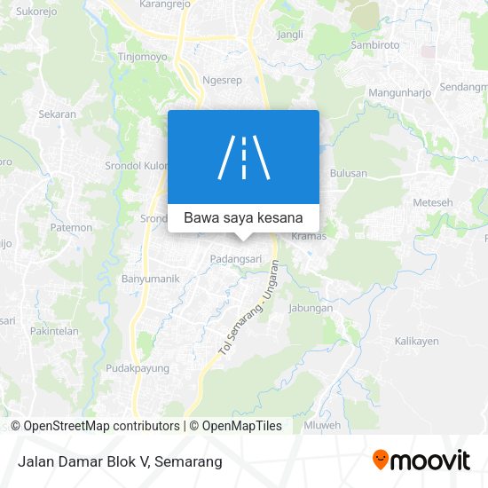 Peta Jalan Damar Blok V