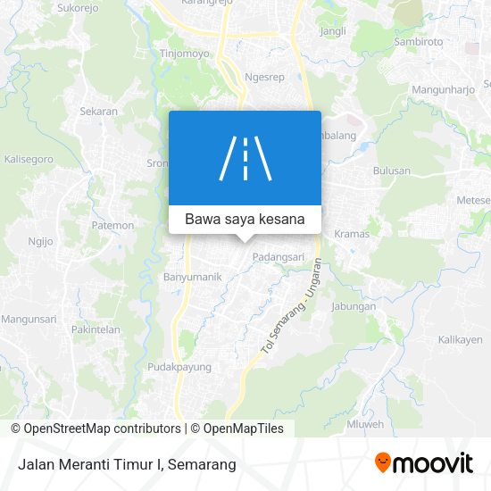 Peta Jalan Meranti Timur I