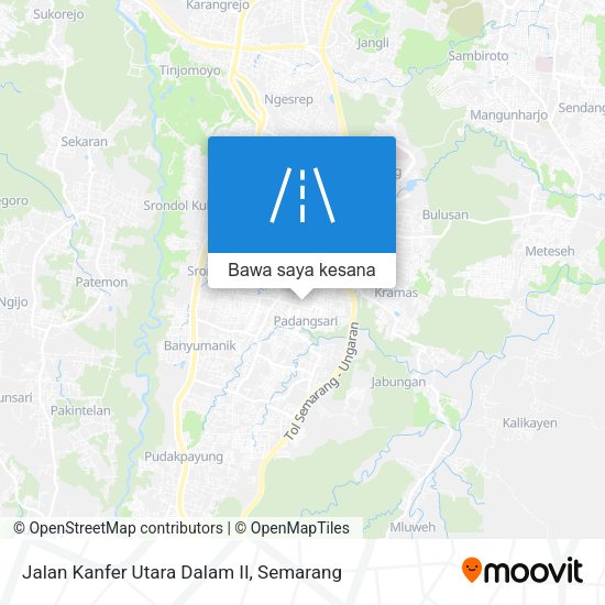 Peta Jalan Kanfer Utara Dalam II