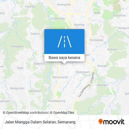 Peta Jalan Mangga Dalam Selatan