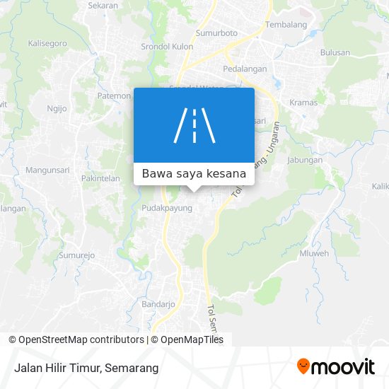 Peta Jalan Hilir Timur