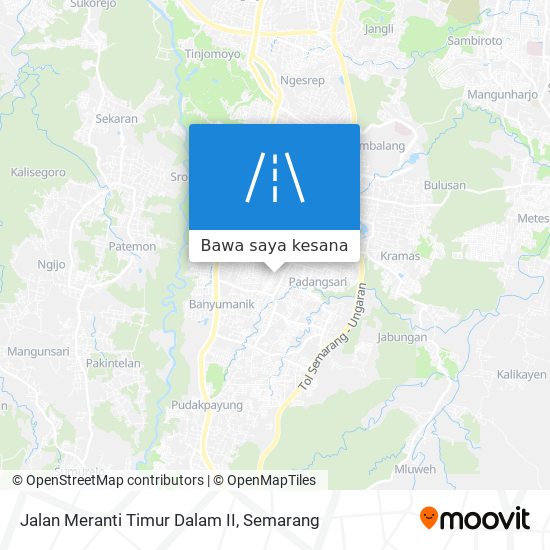 Peta Jalan Meranti Timur Dalam II