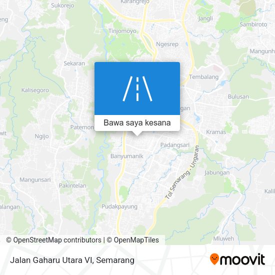 Peta Jalan Gaharu Utara VI