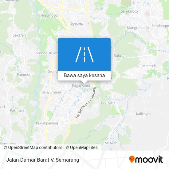 Peta Jalan Damar Barat V