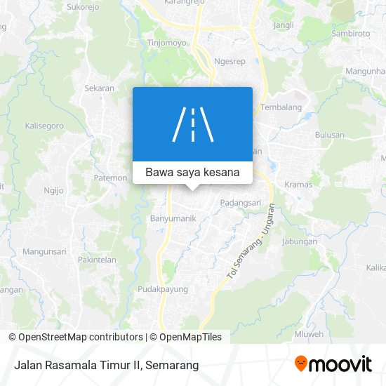 Peta Jalan Rasamala Timur II