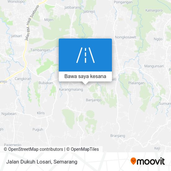 Peta Jalan Dukuh Losari