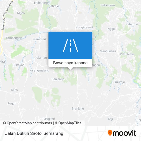 Peta Jalan Dukuh Siroto