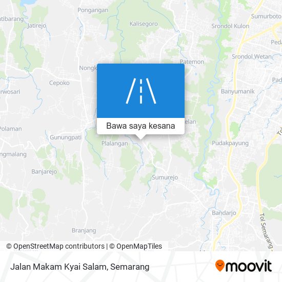 Peta Jalan Makam Kyai Salam