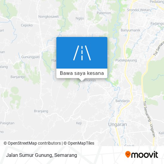 Peta Jalan Sumur Gunung