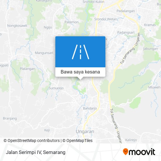 Peta Jalan Serimpi IV