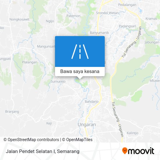 Peta Jalan Pendet Selatan I