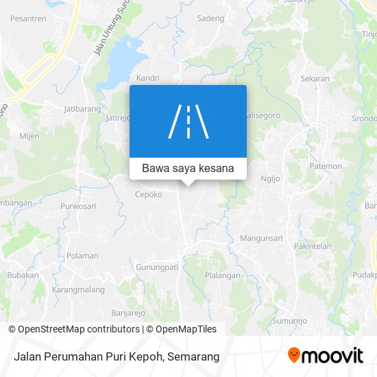 Peta Jalan Perumahan Puri Kepoh